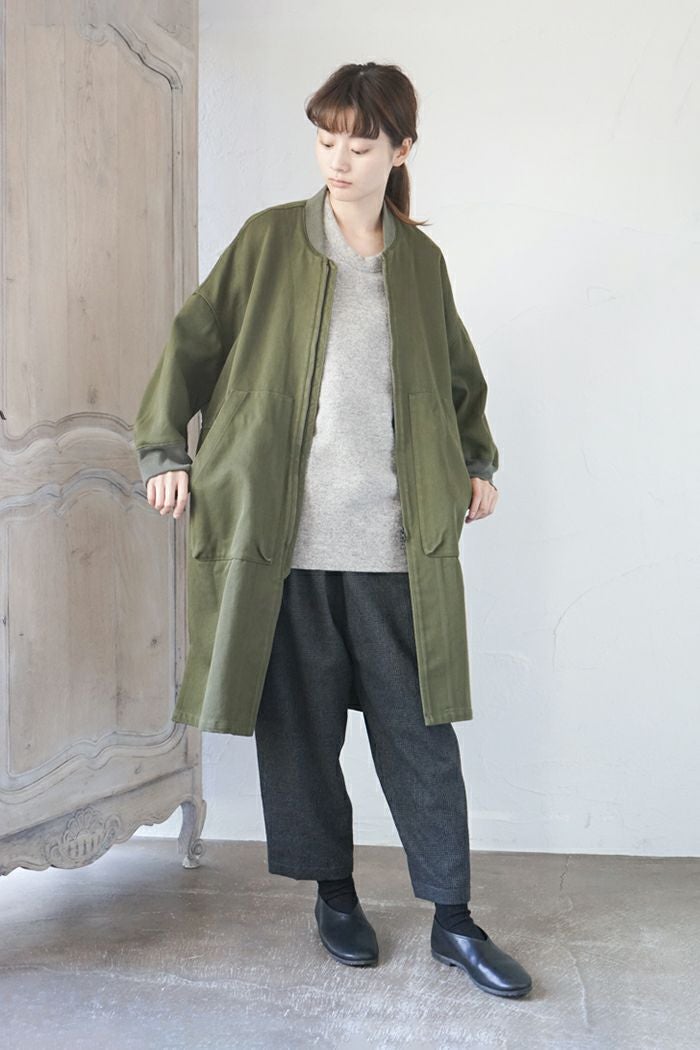 FIRMUM フィルマム 8/-コットン高密度ヘビートリコチン コート(AW