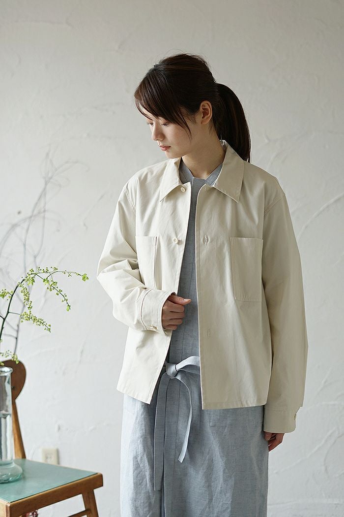 the hinoki シャツジャケット THE HINOKI ザ ヒノキ オーガニックコットンウェザー ショートシャツ