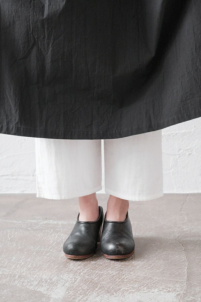 maison de soil リーズのフレアスカート2025AW maison de soil メゾン ド ソイル 100s KHADI (100s×150s) RANDOM