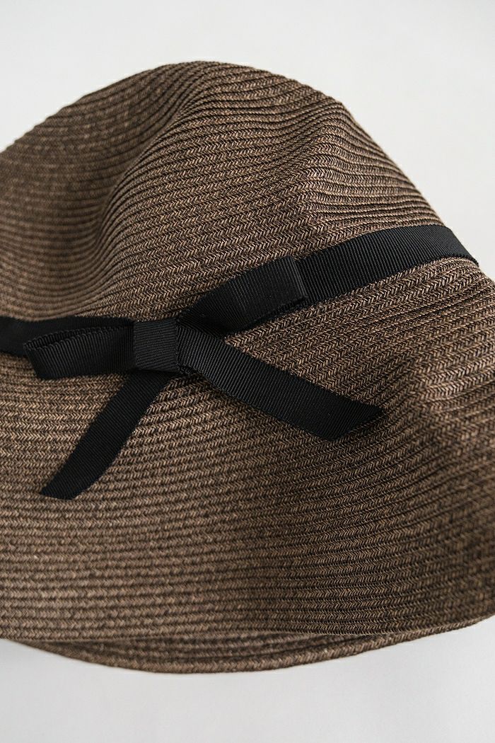 mature ha. マチュアーハ boxed hat 11cm brim - grosgrain ribbon(SS
