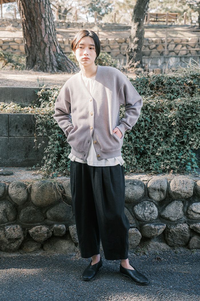 crepuscule クレプスキュール Moss Stitch V/N Cardigan (SS) | T.T.