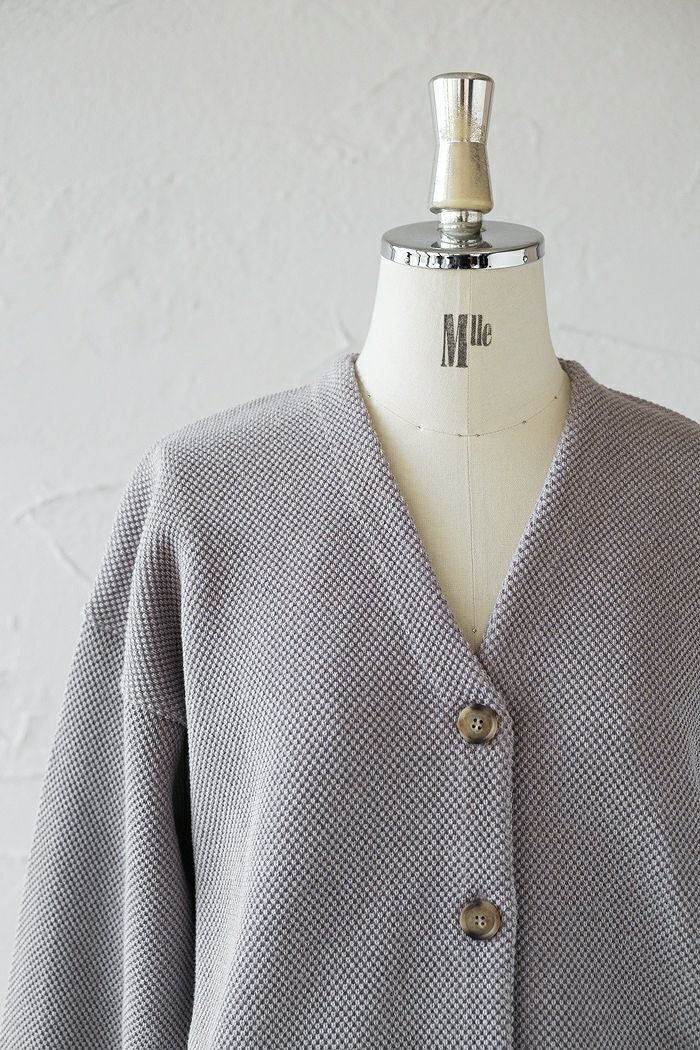 crepuscule クレプスキュール Moss Stitch V/N Cardigan (SS) | T.T.