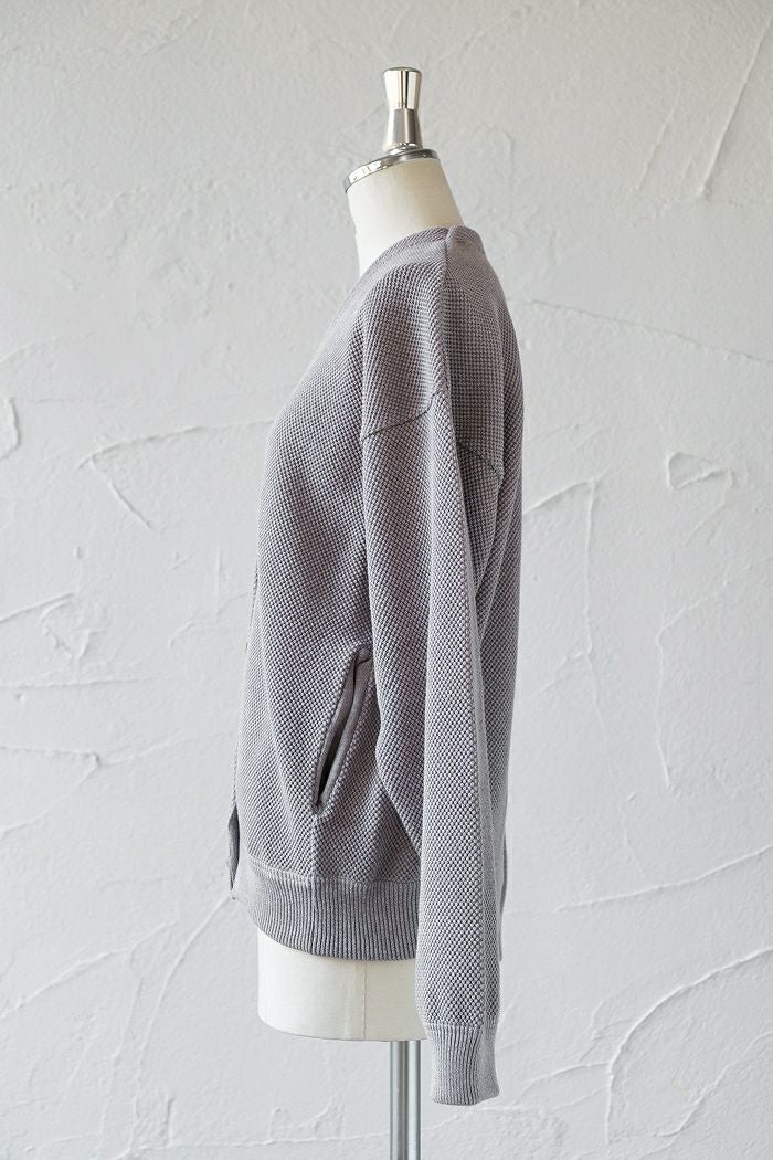 crepuscule クレプスキュール Moss Stitch V/N Cardigan (SS) | T.T.