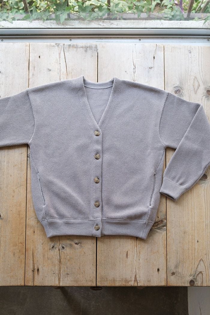 crepuscule クレプスキュール Moss Stitch V/N Cardigan (SS) | T.T.