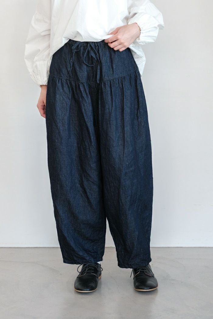 Gauze# ガーゼ INDIGO VIVIENNE PANTS(basic) | T.T. GARRET