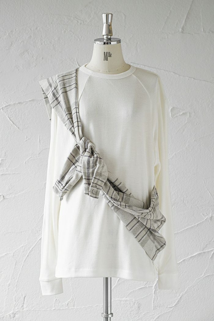 CULLNI クルニ Double Satin Bi Color Pullover(25SS) | T.T. GARRET