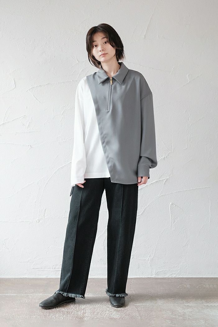 クルニ Combination Layered Zip Shirts サイズ1 CULLNI クルニ Combination Layered Zip Shirts(AW) | T.T. GARRET