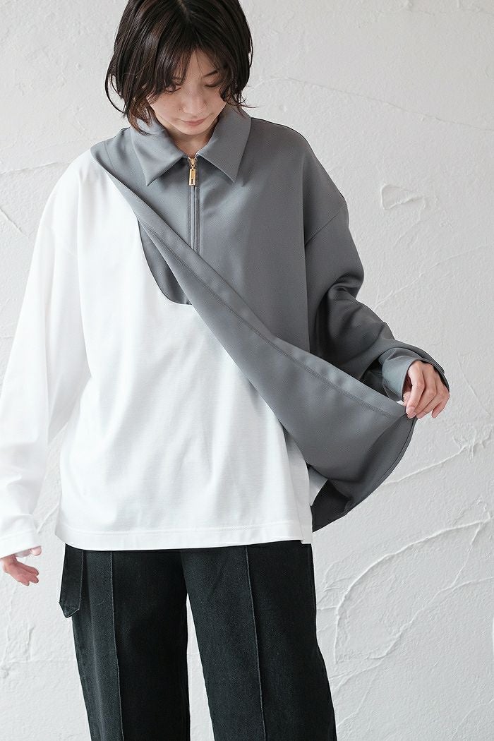 CULLNI クルニ Combination Layered Zip Shirts(AW) | T.T. GARRET