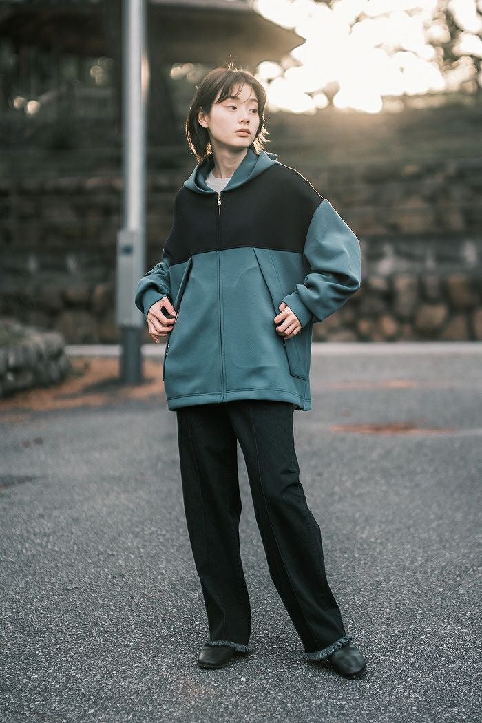 CULLNI クルニ Color Block Front Zip Hoodie(AW) | T.T. GARRET