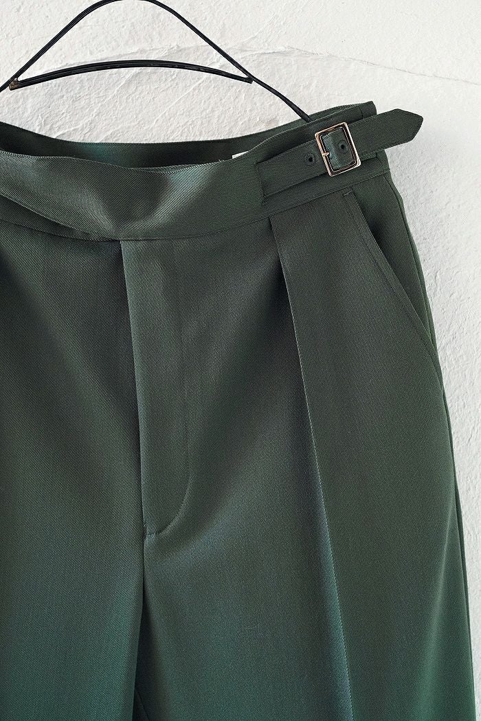 CULLNI クルニ Wool Chino Wide 1-Tuck Gurkha Pants(AW) | T.T. GARRET