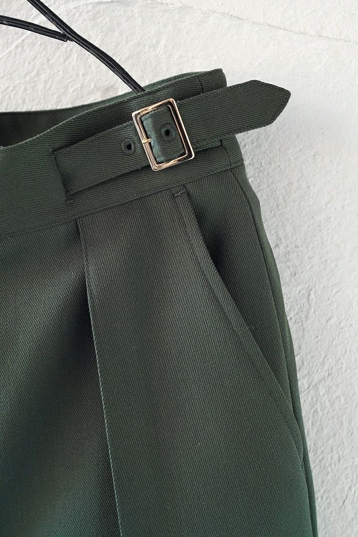 CULLNI クルニ Wool Chino Wide 1-Tuck Gurkha Pants(AW) | T.T. GARRET