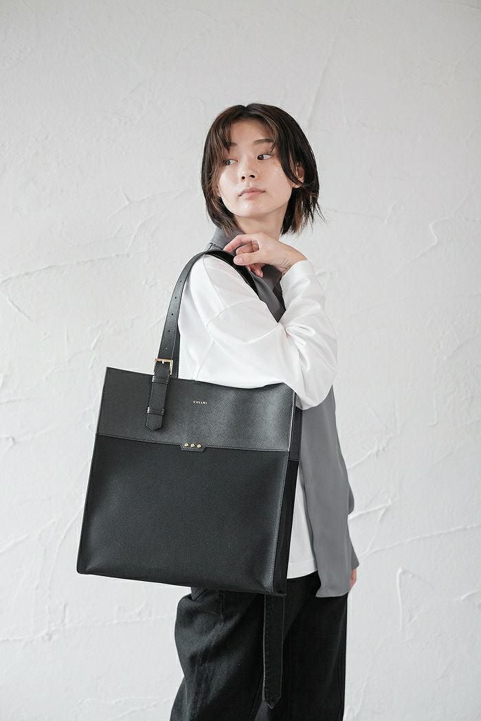 CULLNI レザー バーティカル ミニ トートバッグ 【CULLNI/クルニ 