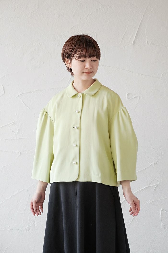 yuni ユニ W/super100 bottleneck drawstrings hem コート(25AW