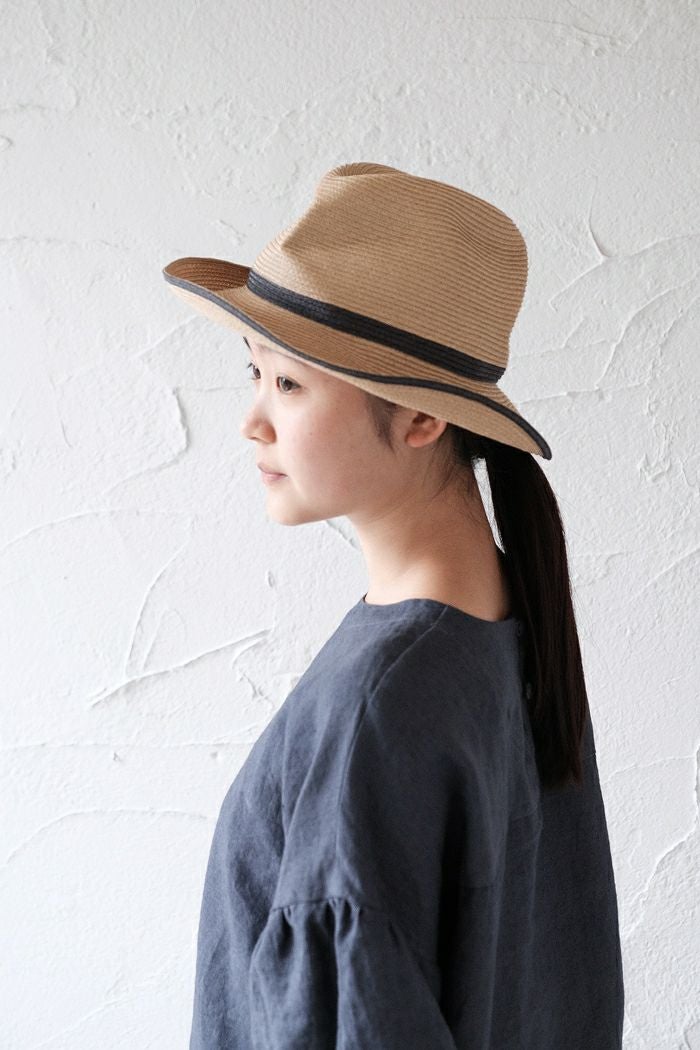 mature ha. マチュアーハ boxed hat 7cm brim - switch color line(SS