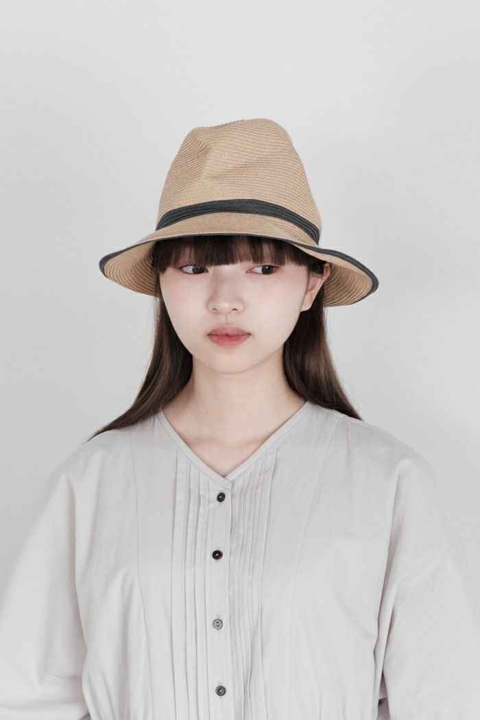 mature ha. マチュアーハ boxed hat 7cm brim - switch color line(SS