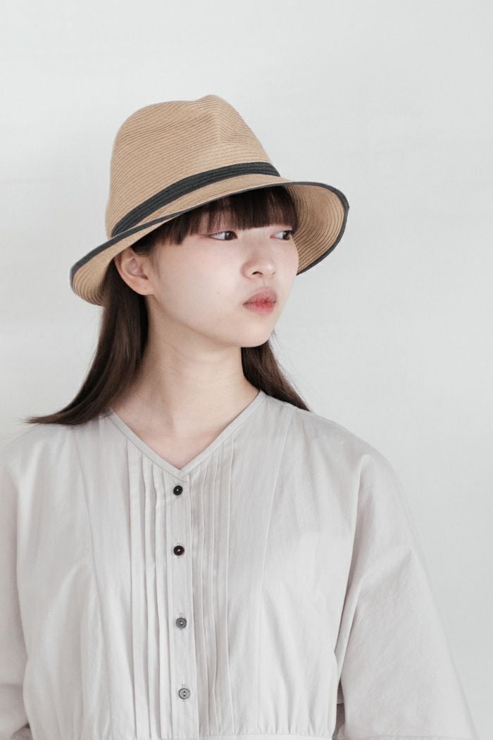 mature ha. マチュアーハ boxed hat 7cm brim - switch color line(SS