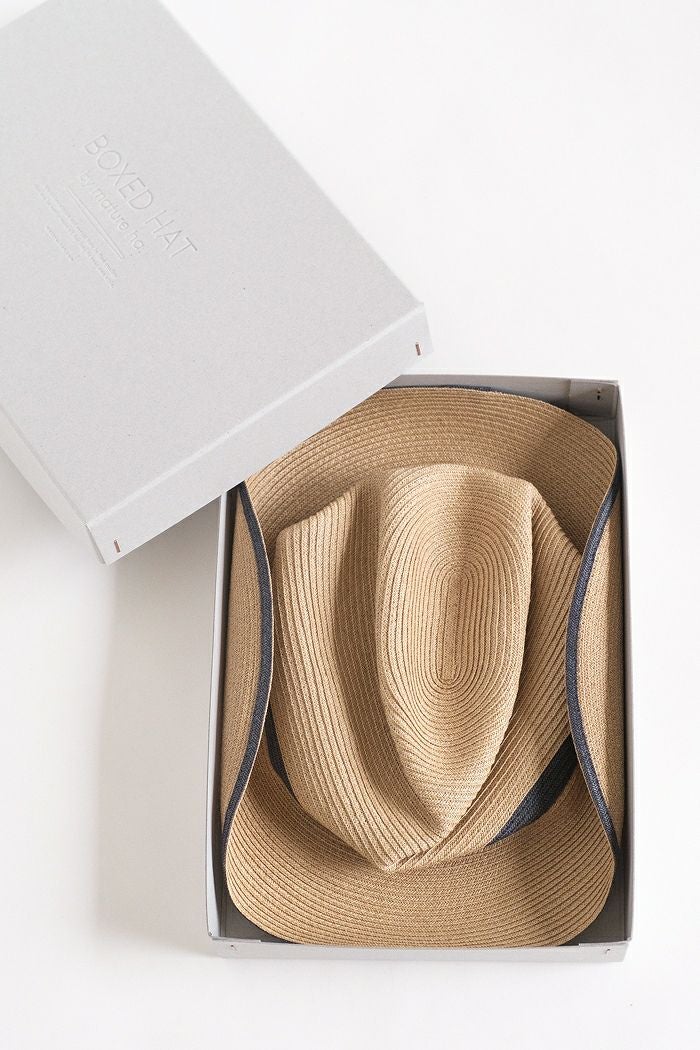 mature ha. マチュアーハ boxed hat 7cm brim - switch color line(SS