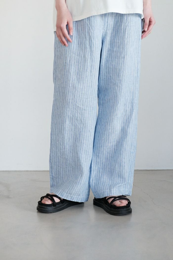 Gauze# ガーゼ リネンヴィスコースチャーリーパンツ(26SS) | T.T. GARRET