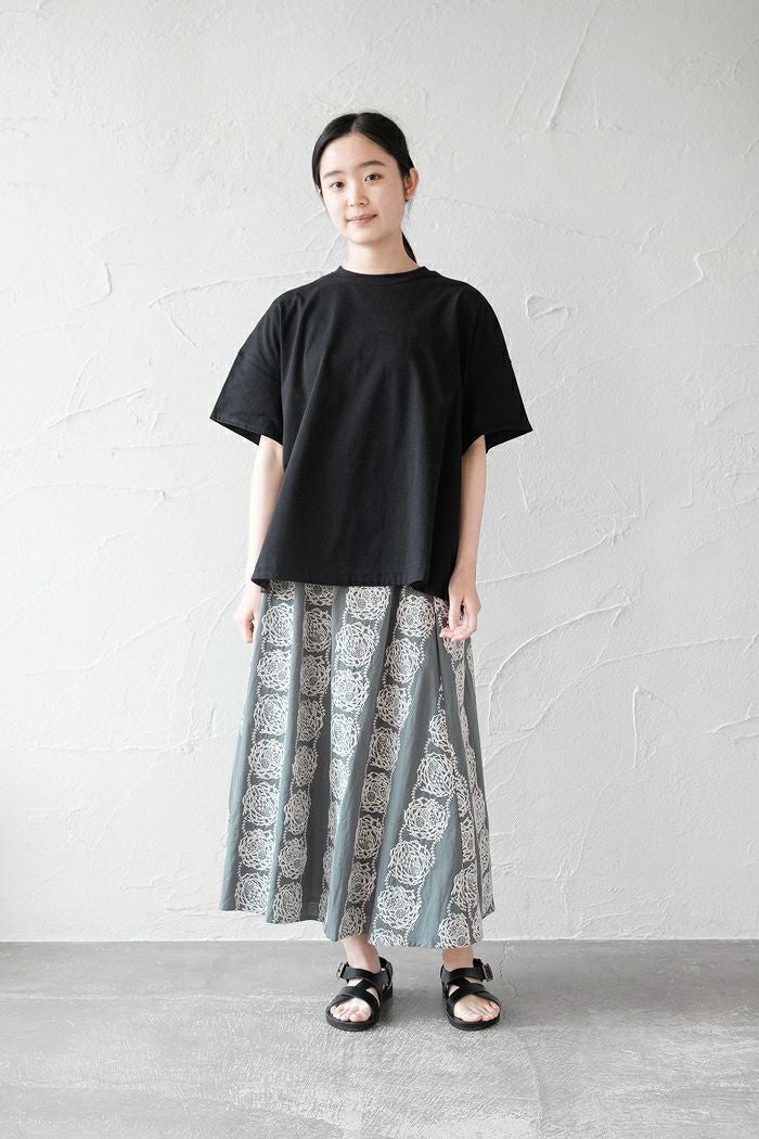 pot and tea ポットアンドティー フレア半袖Tシャツ(春夏) | T.T. GARRET