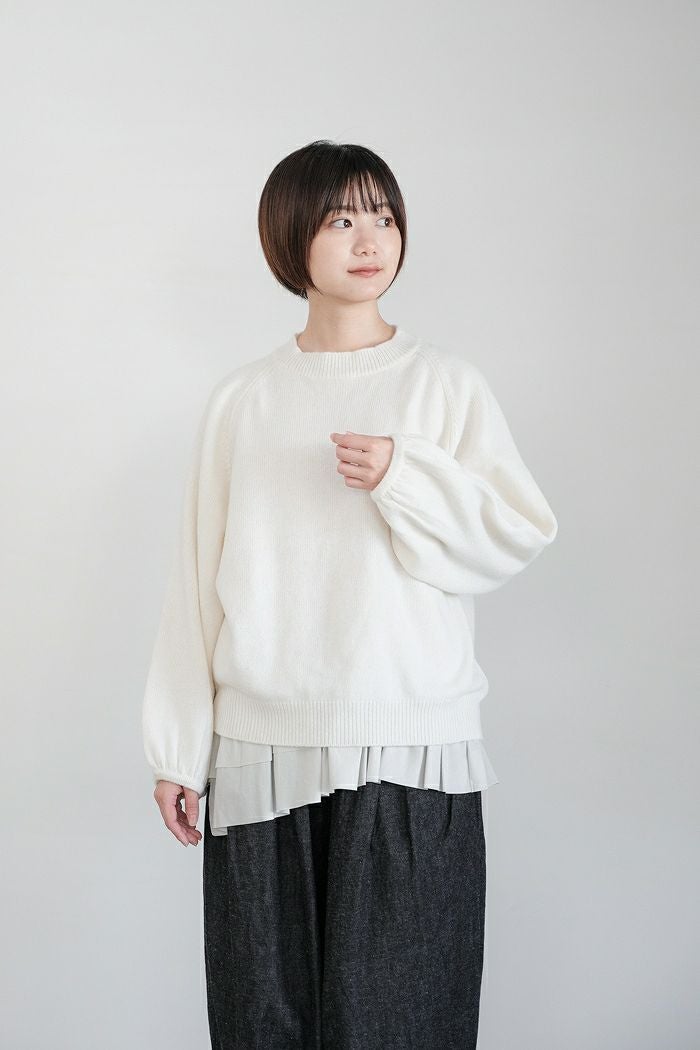 FIRMUM フィルマム リネン&コットンピンチェック ブルゾンシャツ(25SS