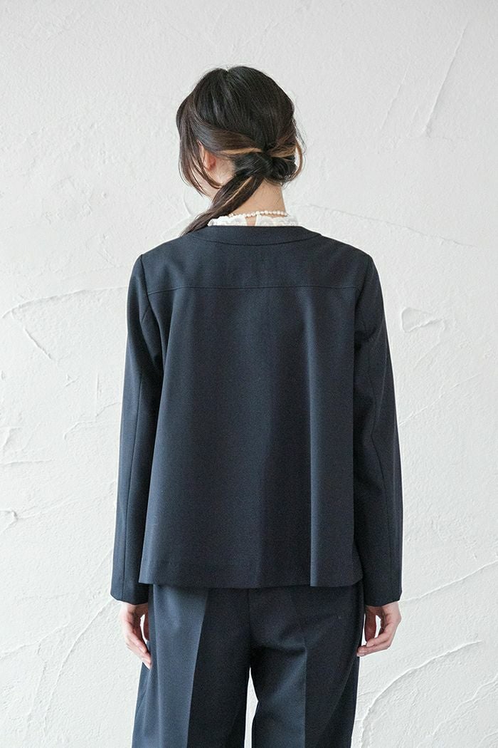 Porter des boutons ポルテデブトン 3/60強撚クロスバックフレア