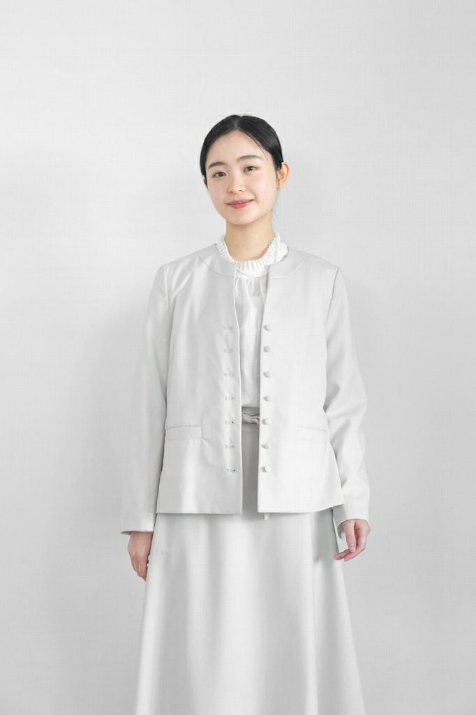 Porter des boutons ポルテデブトン 3/60強撚クロスバックフレア