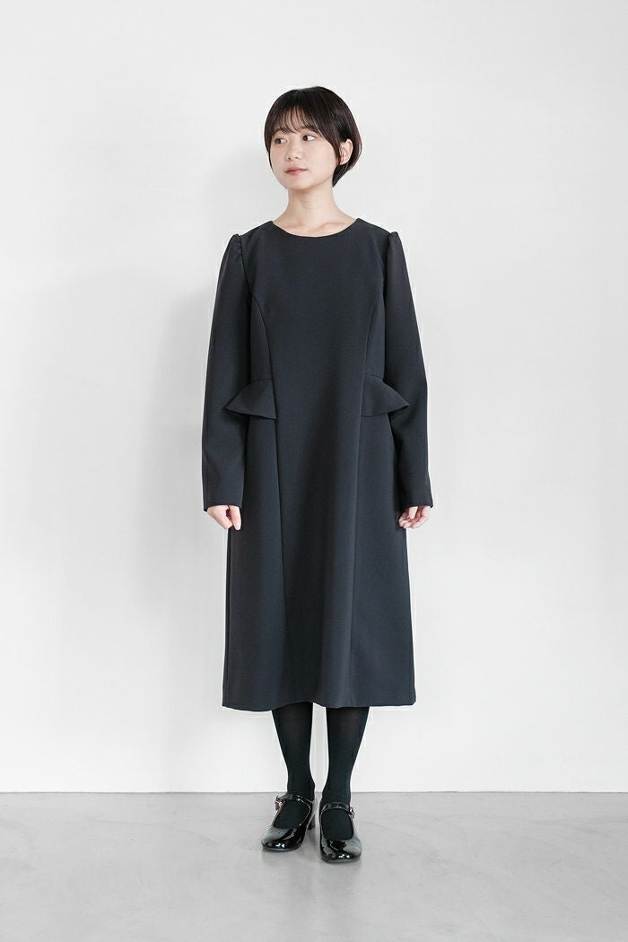 SONO NAVY ソーノネイビー ラッフルフリルレディワンピース(23AW