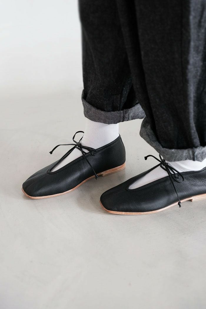 靴 SUI LACE UP BALLET SUI スイ Lace up ballet (basic) | T.T. GARRET