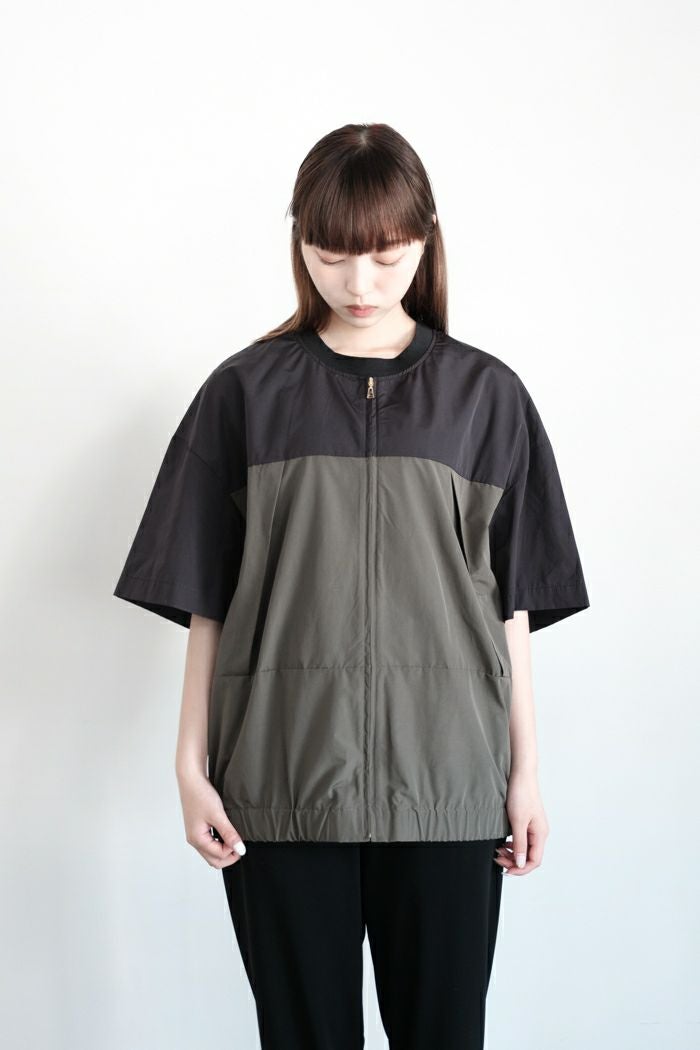 CULLNI クルニ High Count Poplin Bi Color Pullover(SS) | T.T. GARRET