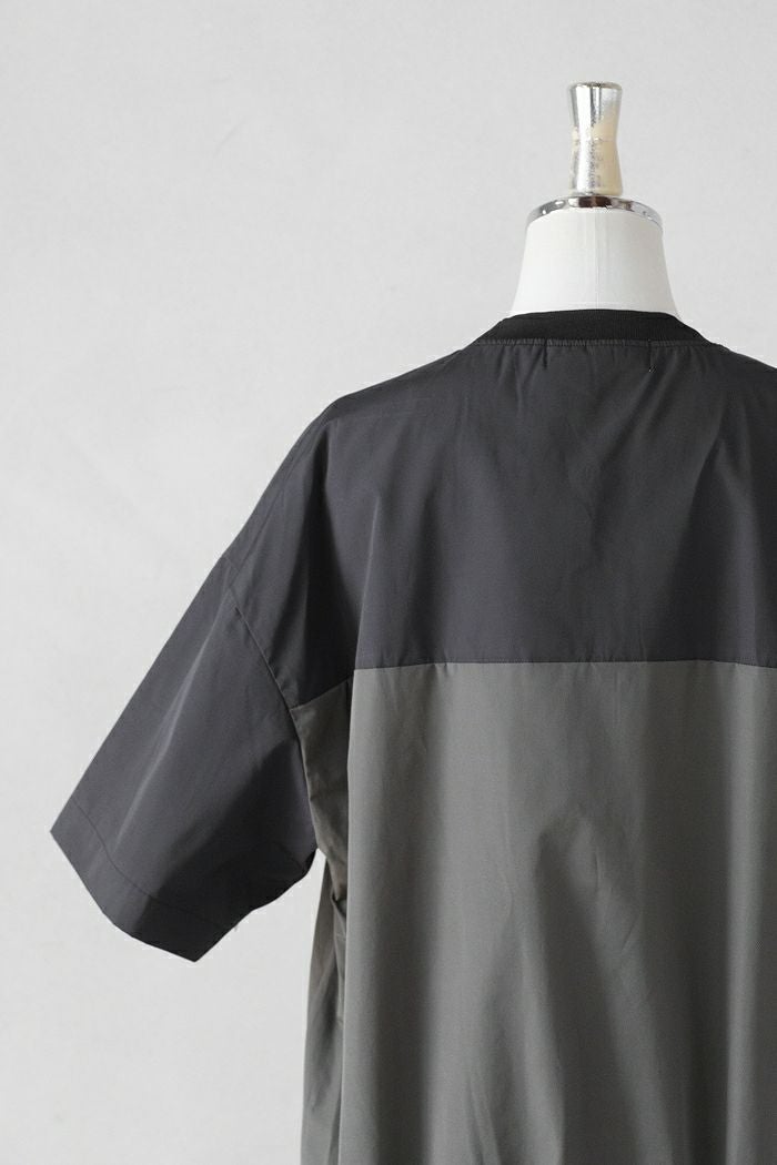 CULLNI クルニ High Count Poplin Bi Color Pullover(SS) | T.T. GARRET