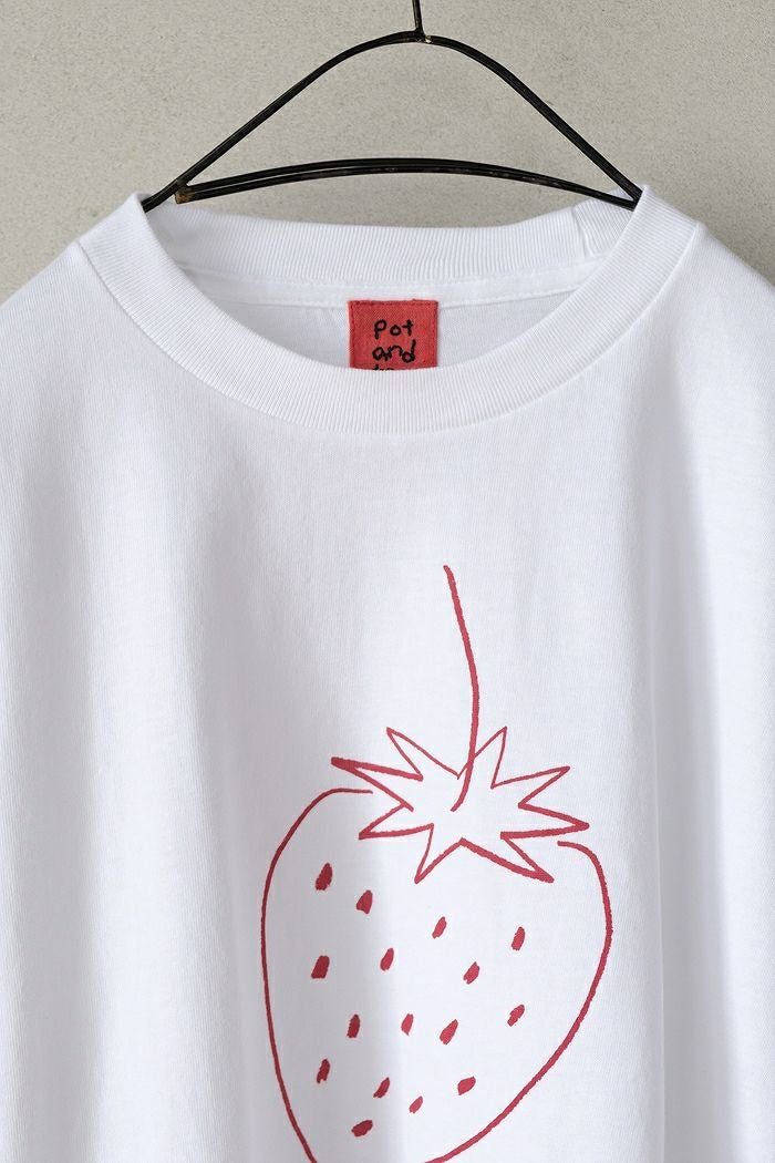 pot and tea ポットアンドティー イチゴTシャツ（BIG）(春夏) | T.T.
