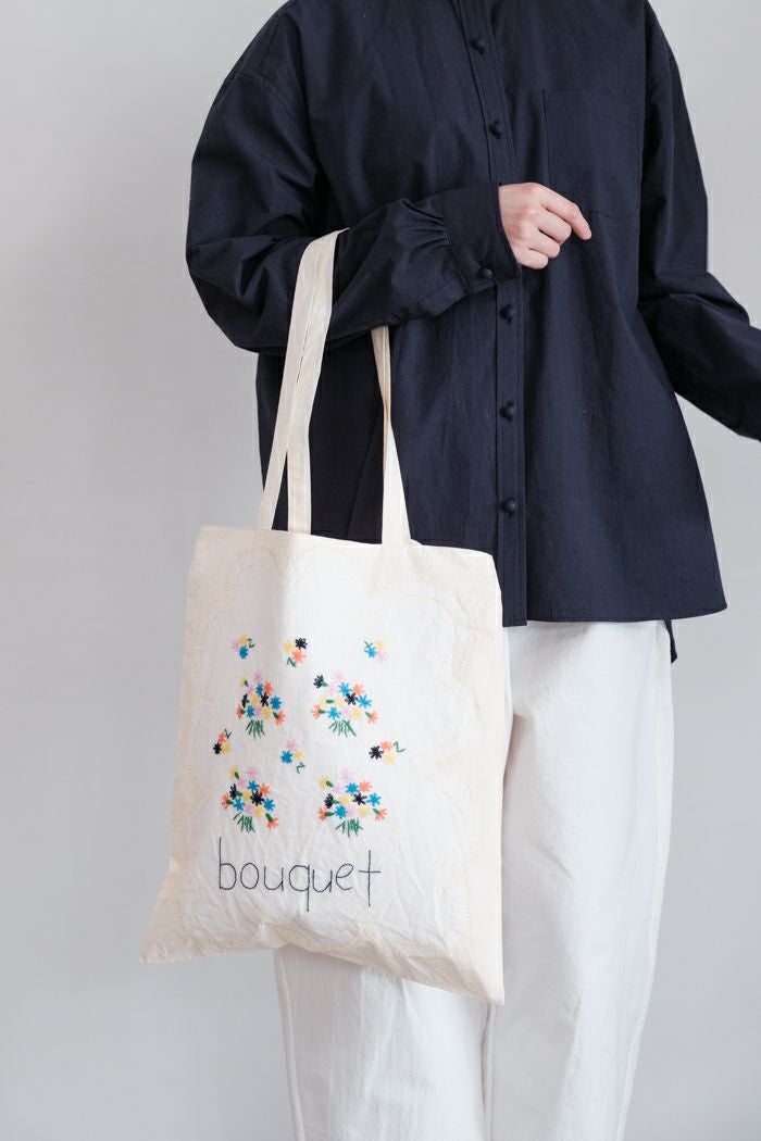 pot and tea ポットアンドティー ブーケ刺繍バッグ(basic) | T.T. GARRET