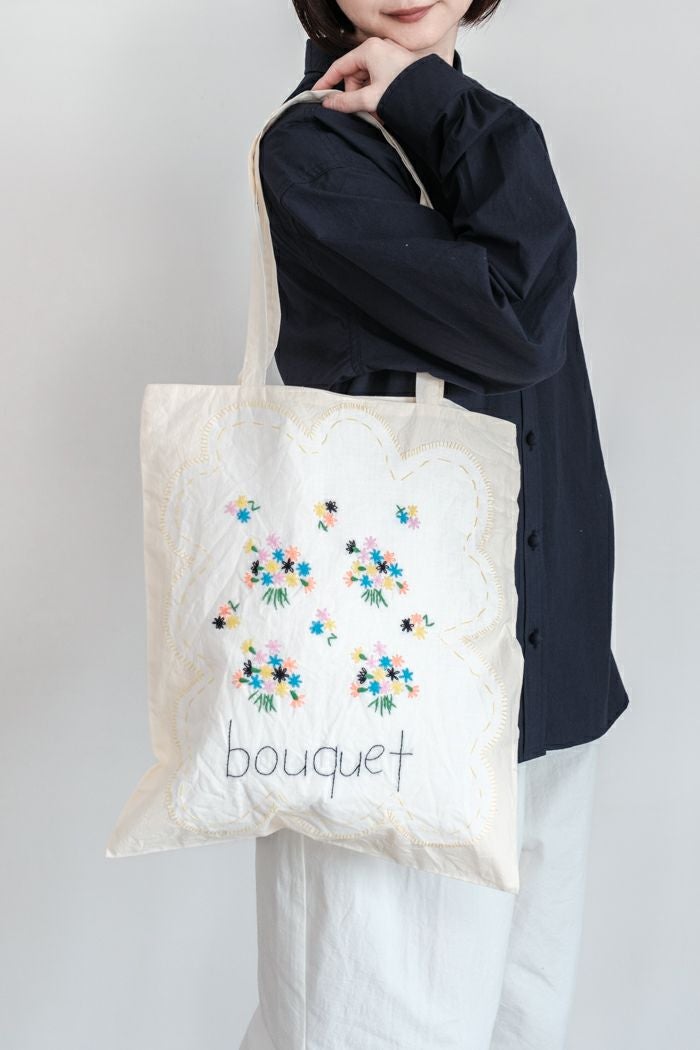 pot and tea ポットアンドティー ブーケ刺繍バッグ(basic) | T.T. GARRET