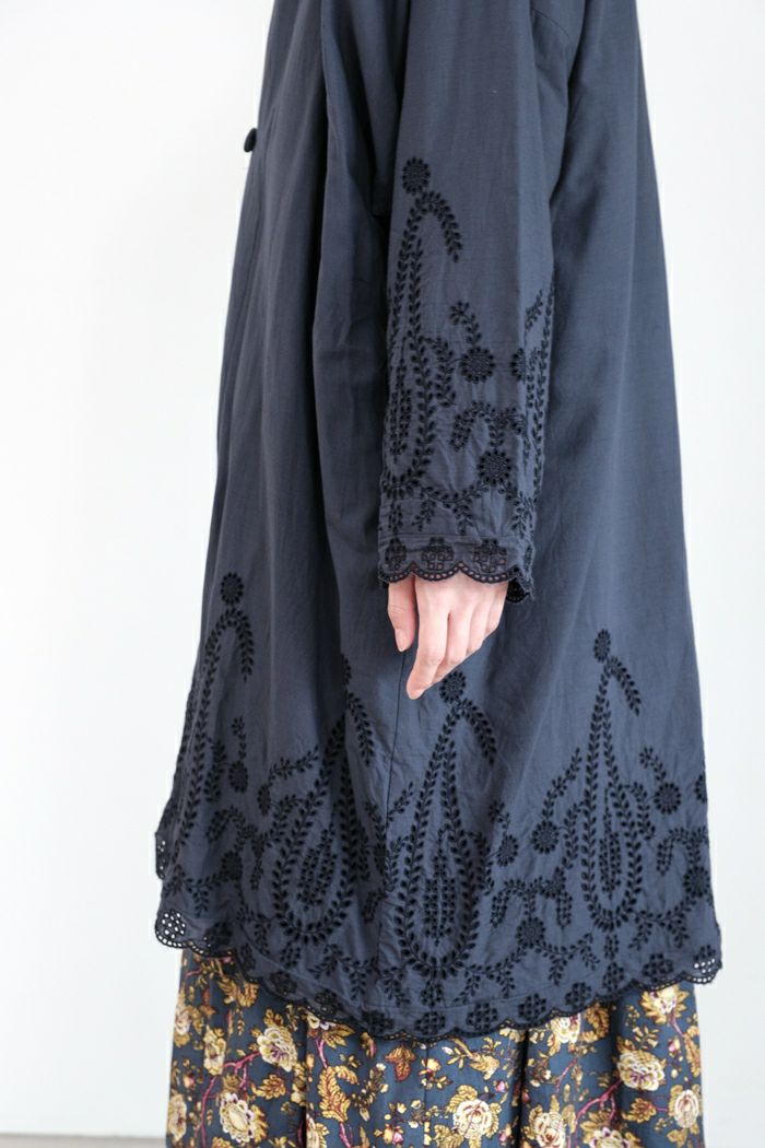 GASA* ガサ 菩提樹の葉脈 レースキルト羽織(24AW) | T.T. GARRET