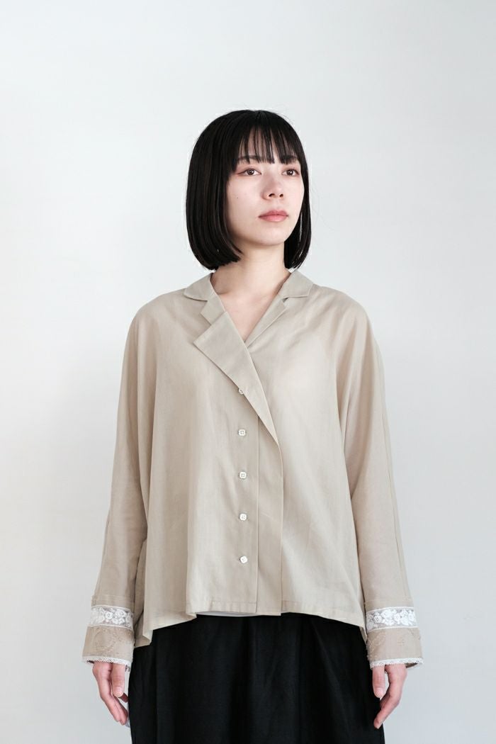 NATIVE VILLAGE ネイティブヴィレッジ 花びら petalワイドブラウス 