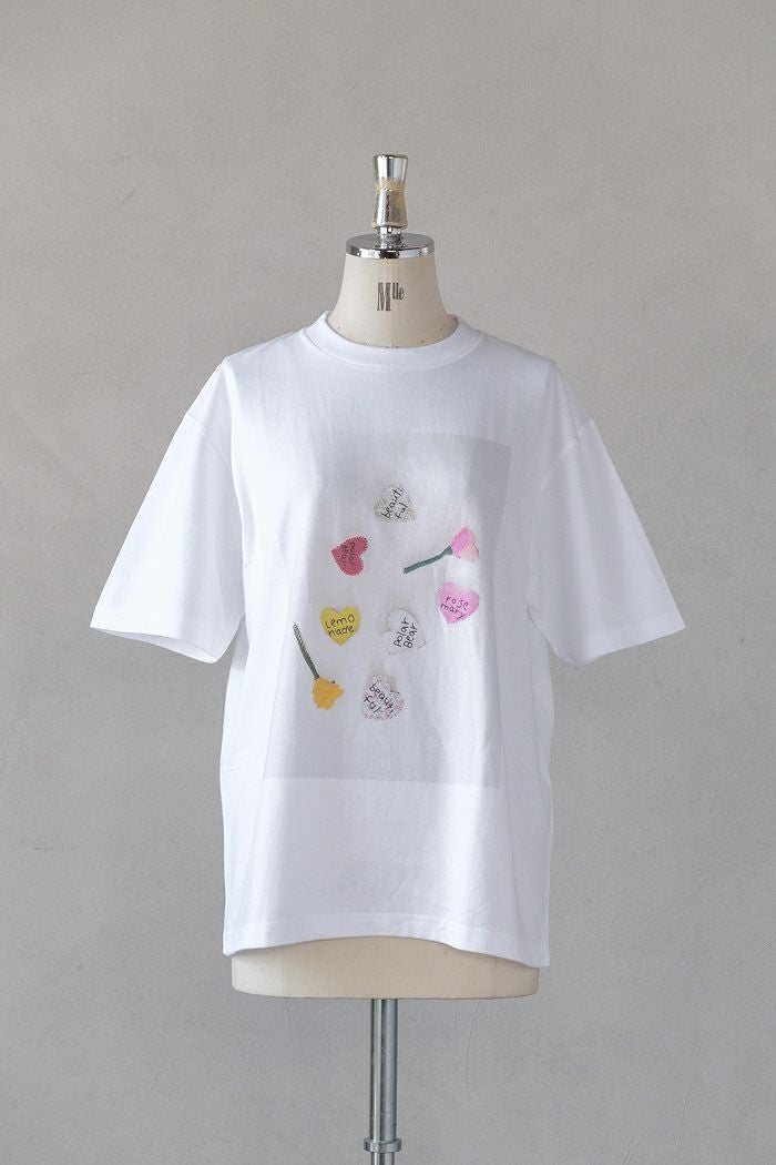 pot and tea ポットアンドティー パンジーブーケのTシャツ(春夏