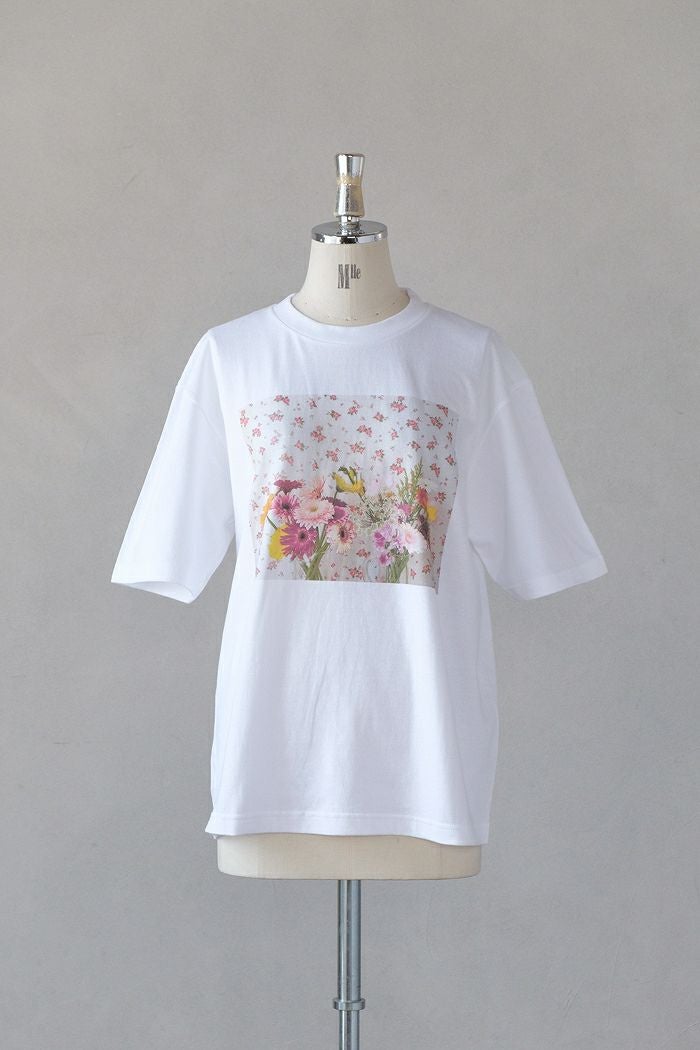 pot and tea ポットアンドティー パンジーブーケのTシャツ(春夏
