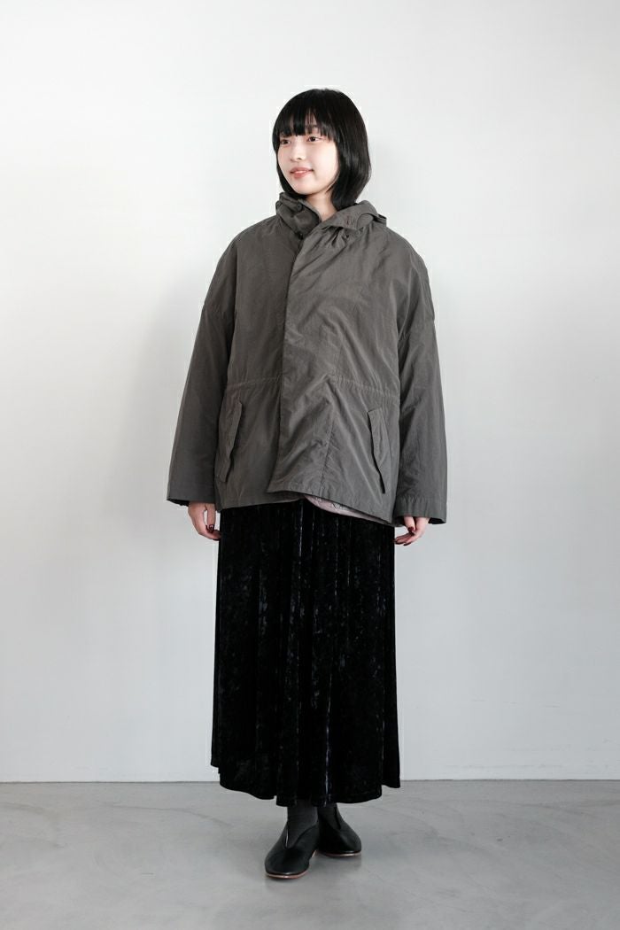 m*o様 R リサイクルポリエステルフーディ MOSSIR【MARTIAL / ﾏｰｼｬﾙ】waterproof leather Parker Jacket - Danny