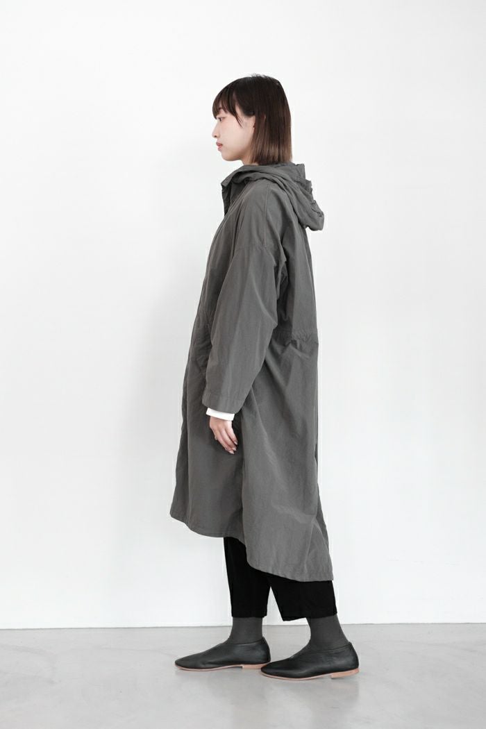 FIRMUM フィルマム ナイロンタッサーガーメントダイ モッズコート(24AW