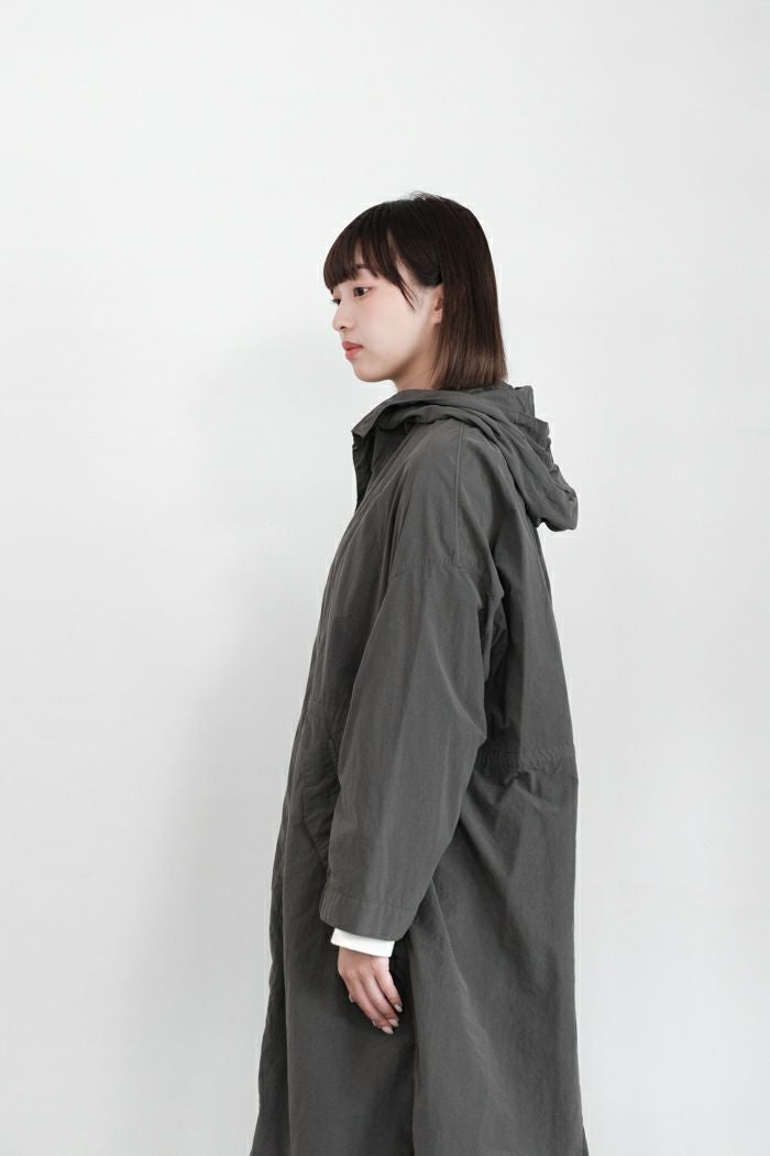 FIRMUM フィルマム ナイロンタッサーガーメントダイ モッズコート(24AW