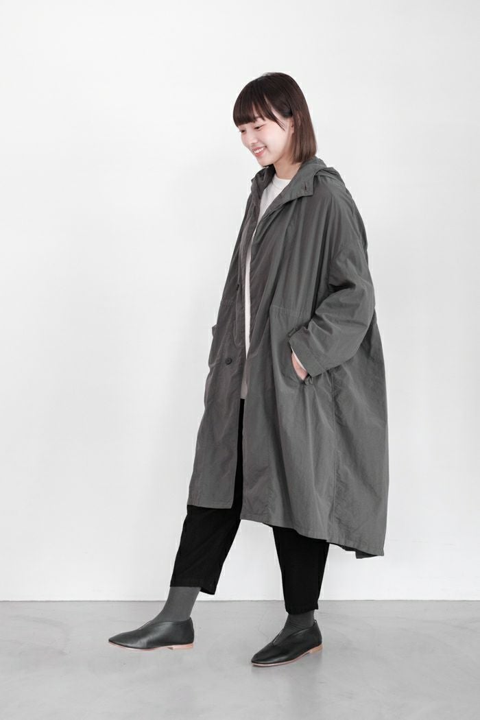 FIRMUM フィルマム ナイロンタッサーガーメントダイ モッズコート(24AW