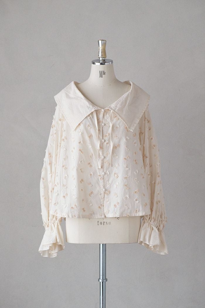 MAGALI マガリ コットンシルク・リボンタイブラウス(25SS) | T.T. GARRET MAGALI マガリ コットンシルク・リボンタイブラウス(25SS) | T.T. GARRET