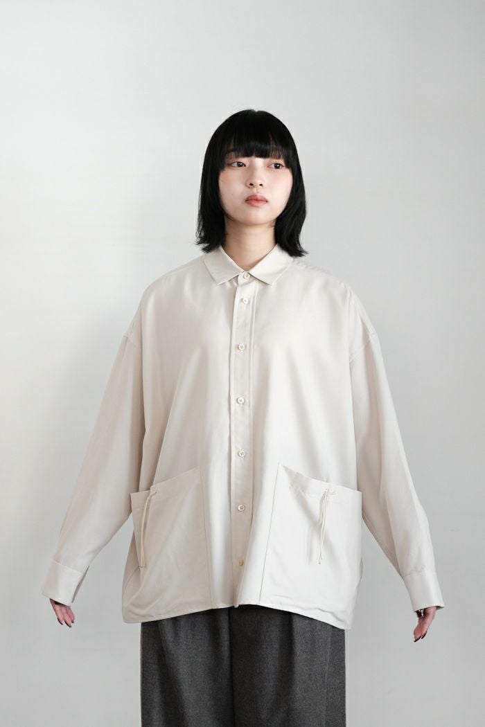 Dulcamara ドゥルカマラ コードポケットロングSLシャツ-P(24AW) | T.T.