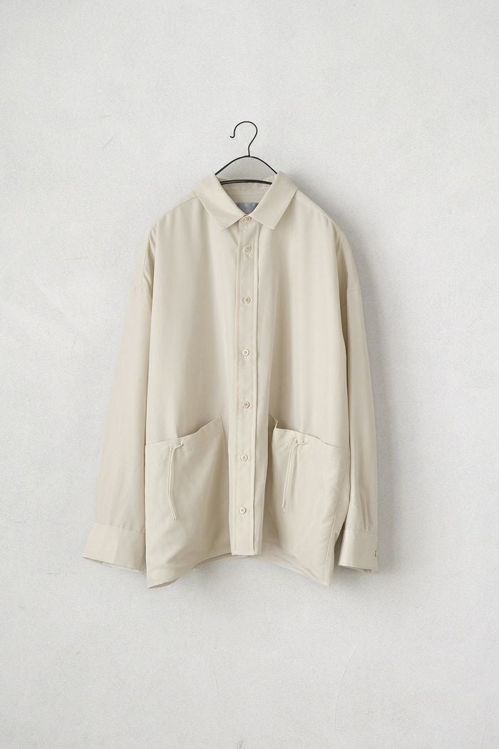 Dulcamara ドゥルカマラ コードポケットロングSLシャツ-P(24AW) | T.T.