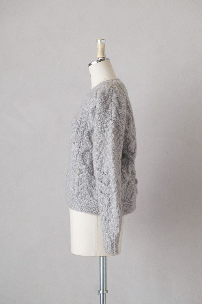 yuni ユニ ネパールハンドニット 起毛ラージプルオーバー(24AW) | T.T.