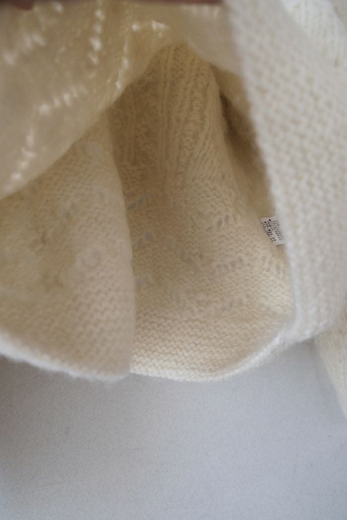yuni ユニ ネパールハンドニット 起毛ラージプルオーバー(24AW) | T.T.