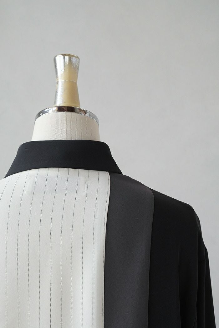 CULLNI クルニ Double Satin Bio Color Zip Shirt(24AW) | T.T. GARRET