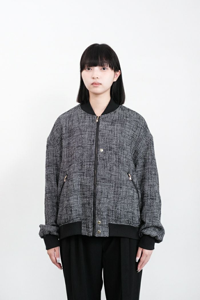 CULLNI クルニ Butcher Tweed MA-1(24AW) | T.T. GARRET