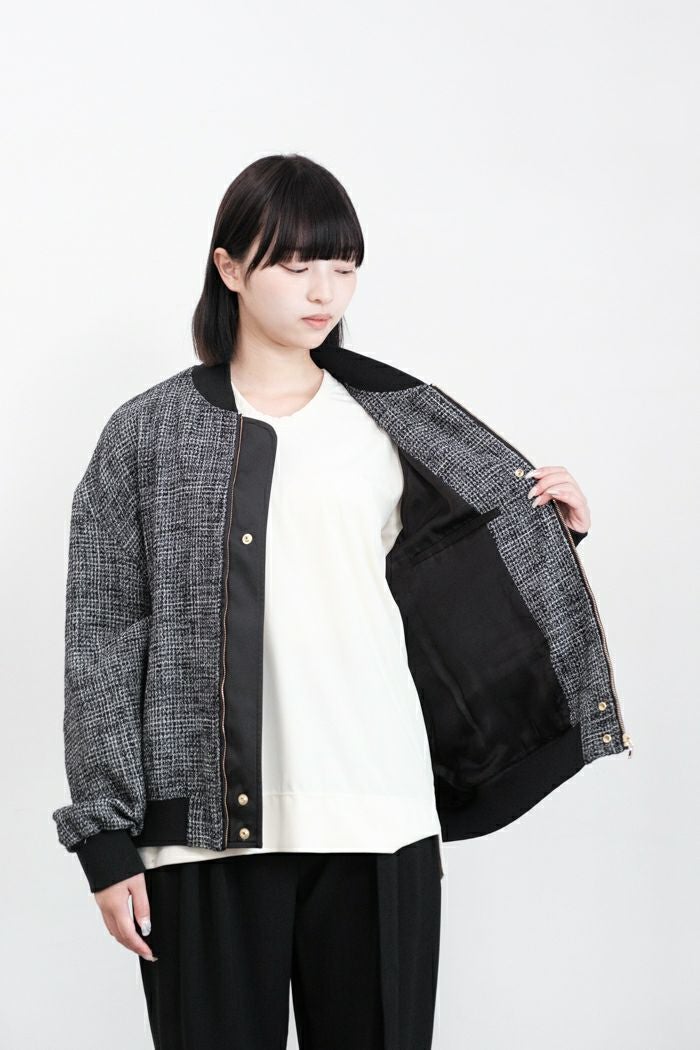 最終価格CULLNI Butcher Tweed MA-1 CULLNI クルニ Butcher Tweed MA-1(24AW) | T.T. GARRET
