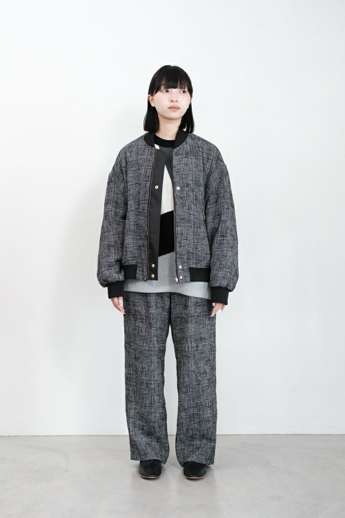 最終価格CULLNI Butcher Tweed MA-1 CULLNI クルニ Butcher Tweed MA-1(24AW) | T.T. GARRET